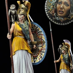 1/24 Scale 75mm Ancient Greek Goddess Athena Assembled Model Kit Miniatures Resin Figures Unassembled and Unpainted Diorama Toys