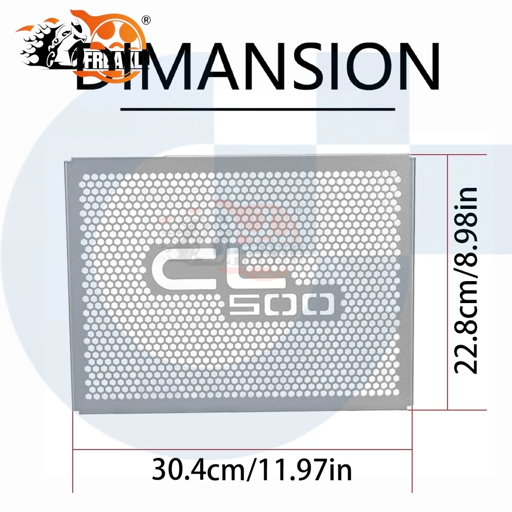 

CL500 Radiator Guard Protector For Honda CL 500 Logo 2023 Grille Cover for Radiator Protective Grill Guard Cover 2023 2024 2025