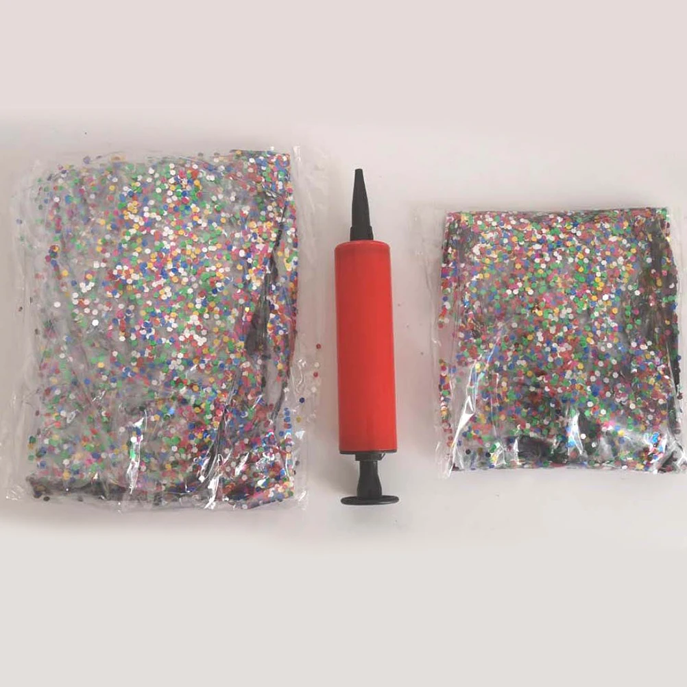 Palla rotonda trasparente glitterata Palla da spiaggia per interni ed esterni Paillettes dorate Edificio luminoso Genitore bambino