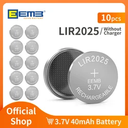 EEMB Charger for LIR2032 Rechargeable Battery LIR2025 LIR2450 lir2050 lir2430 lir1632H 3.7V Button Lithium Battery(optional)
