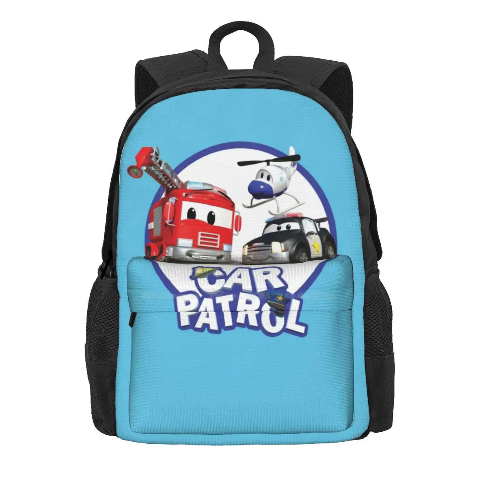 Car Patrol Of Car City Hot Sale Schoolbag Backpack Fashion Bags Toddler Shows Characters Cartoons For Kids Truck Videos Car