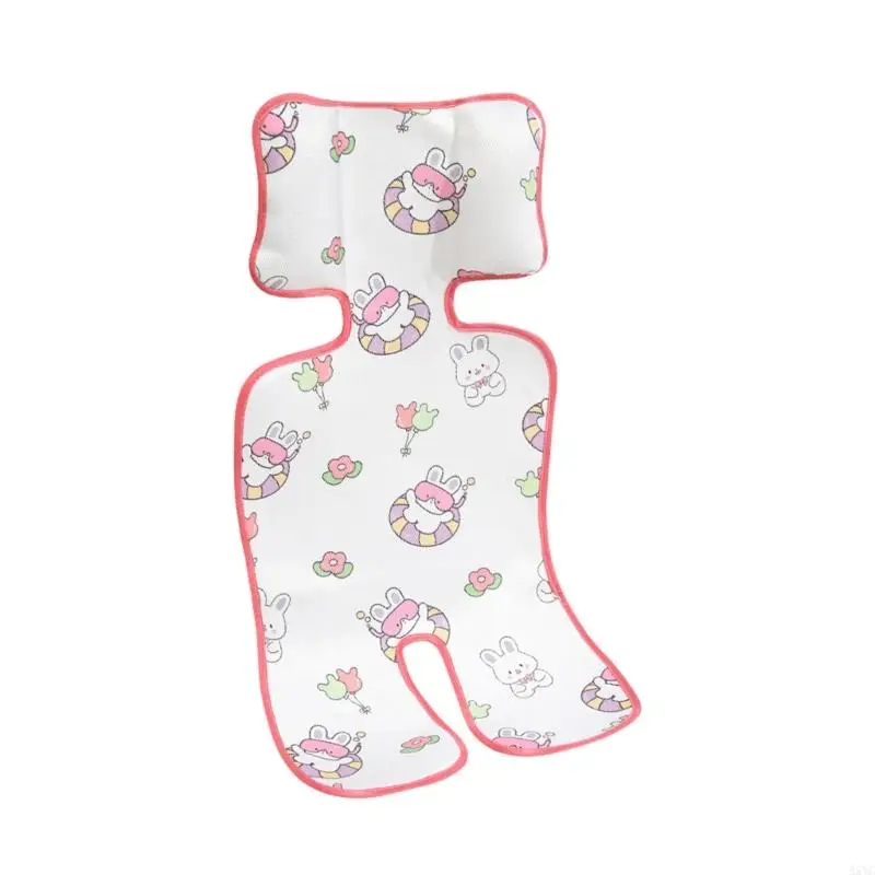 وسادة مقعد عربة الأطفال قابلة للتنفس A5YC، بطانة مقعد عربة الأطفال الصيفية، وسادة تبريد