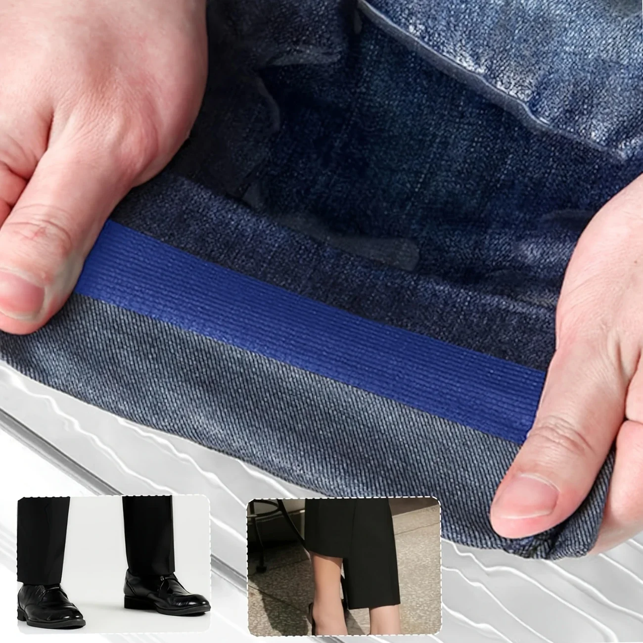 1-10M Self-Adhesive กางเกง Hem วางเทปกางขอบวางเหล็กบนกางเกงสั้นซ่อม Jean Hemming เทปสําหรับ DIY เย็บผ้า
