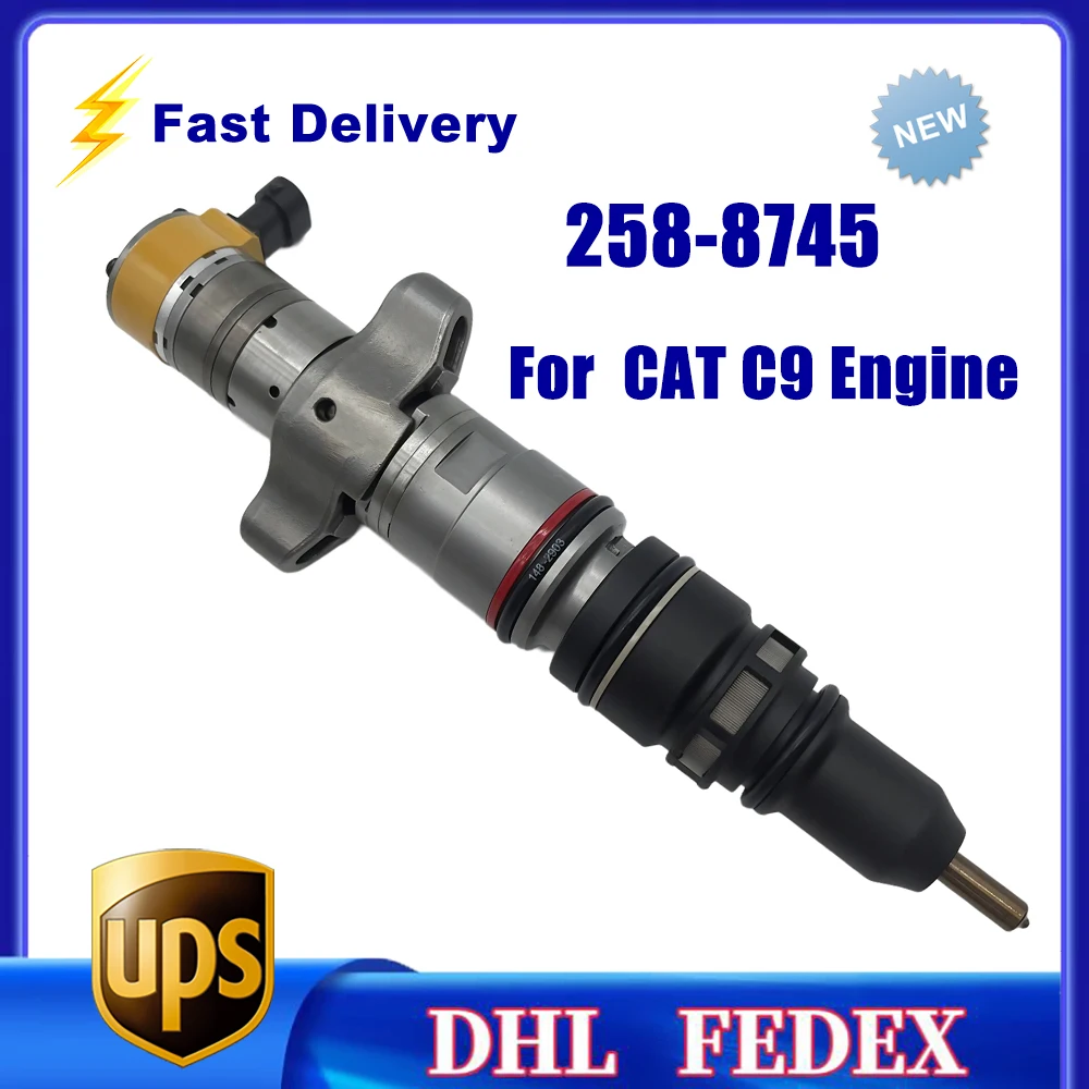 

258-8745 Fuel Injector 2588745 For Caterpillar CAT C9 Engine 336 336D Excavator