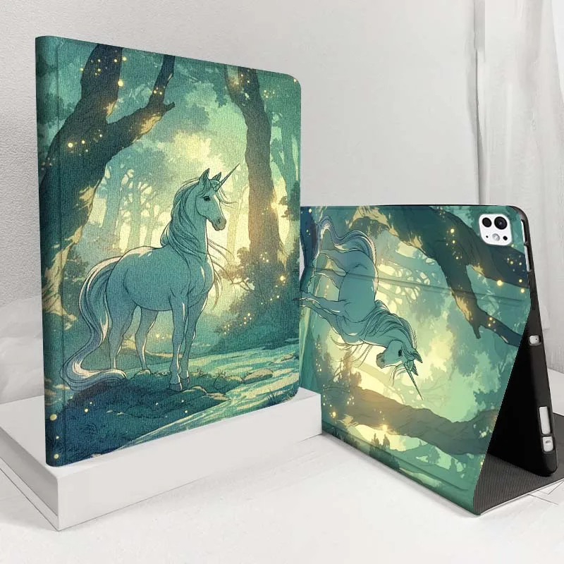 

White ducks lantern night For iPad Pro Air 5 4 3 13 11 8 7 6 5 10th 7th 6th 10.5 12.9 10.9 Tablet Case