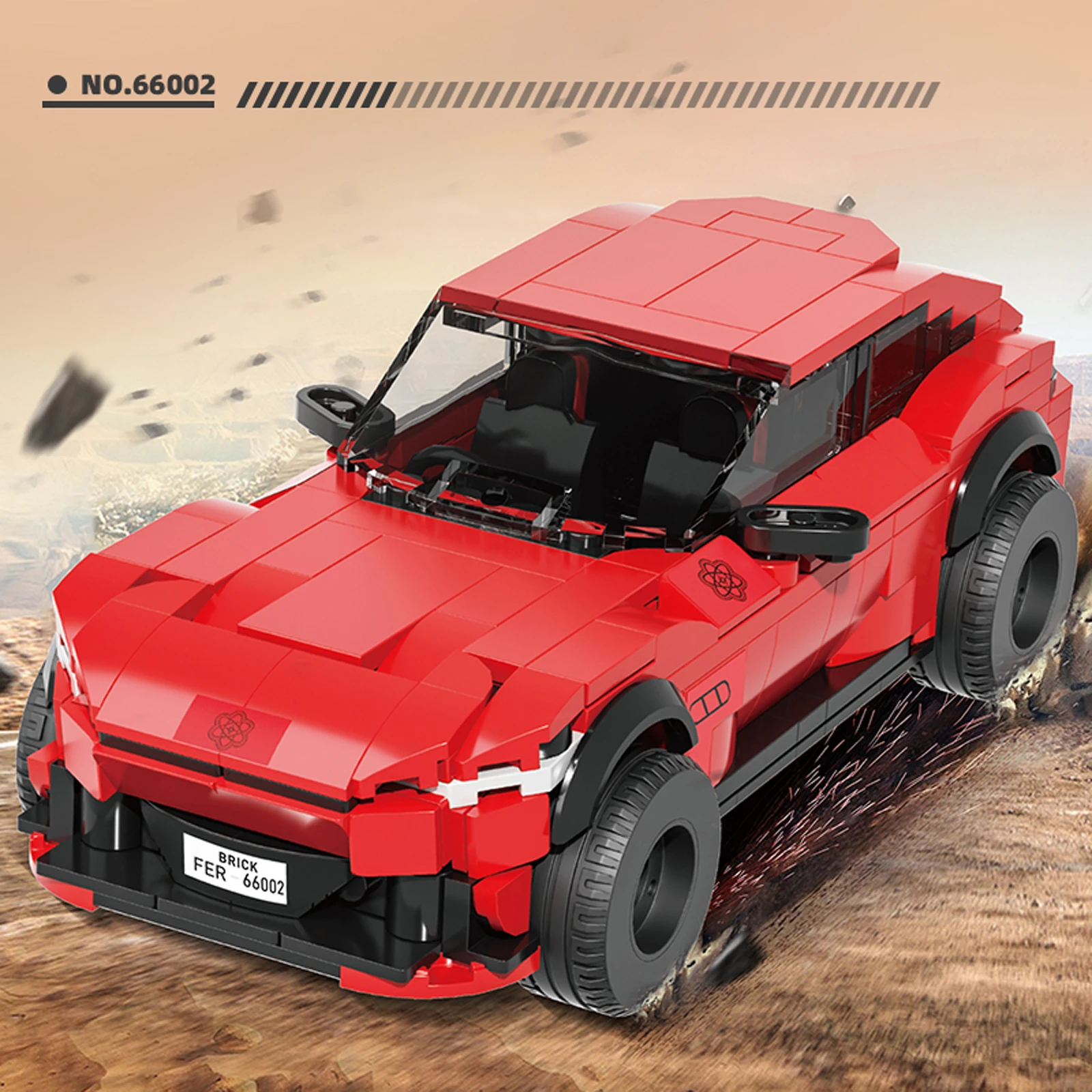 

451 шт. строительные блоки для внедорожного внедорожника MOC, комплект модели автомобиля для взрослых и детей, настольный дисплей или игрушка «сделай сам», подарок на праздник