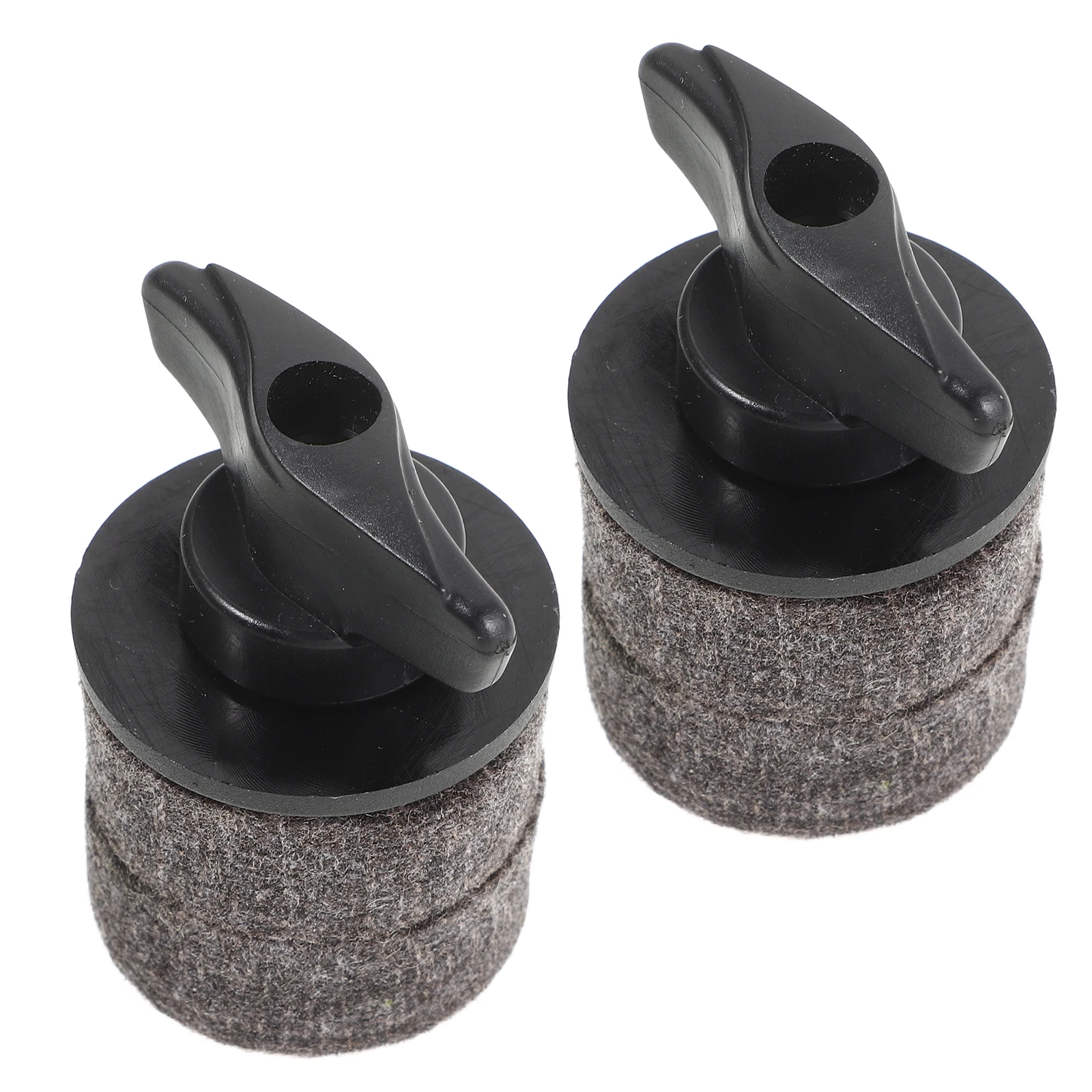 

2 set Cymbal Felts Kit Plastic Wing Nut With Felt Washer For Drum Stand Cymbal Attachment Thumb Screws Drum Accessories