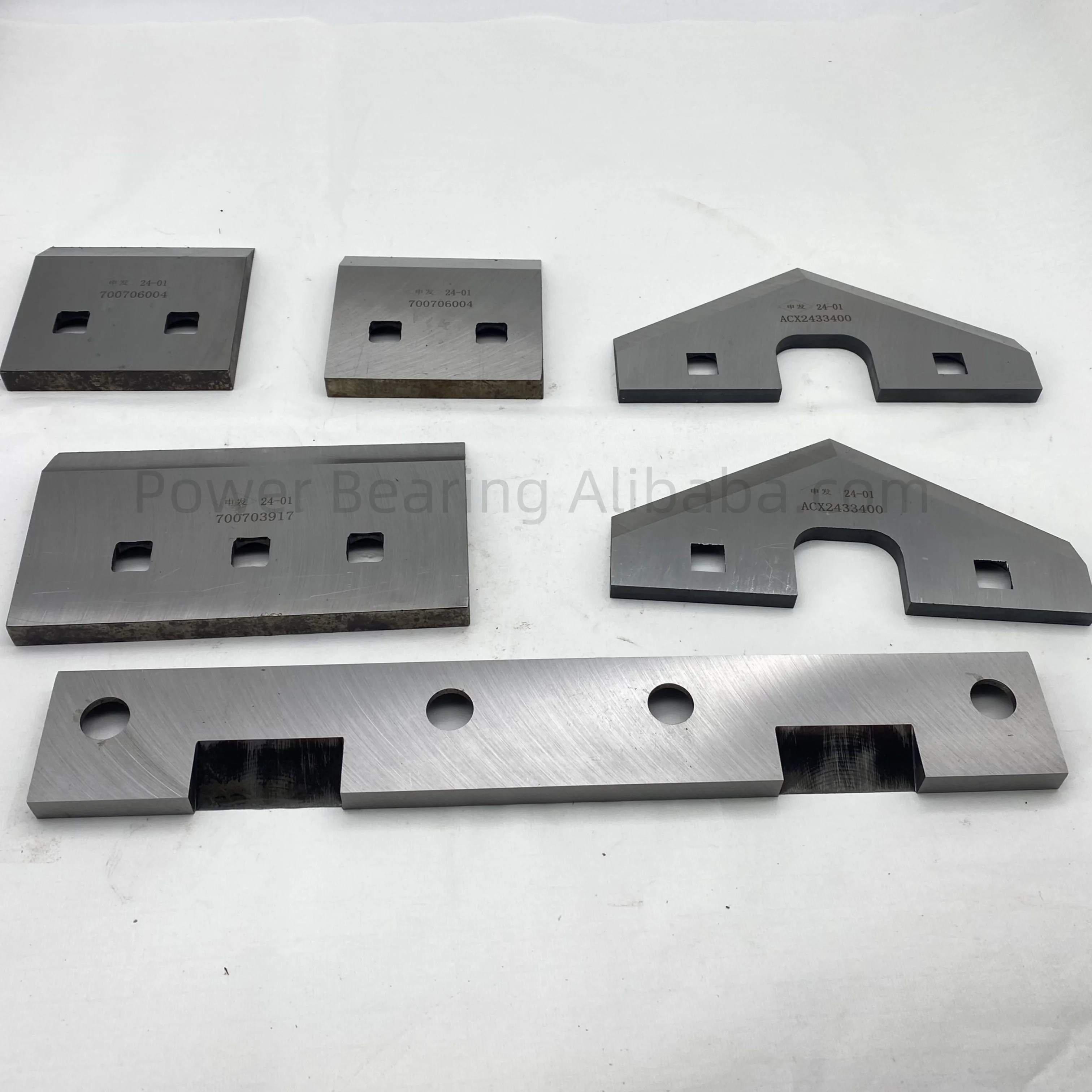 Acessórios para enfardadeira, peças, placa guia de pistão, faca de fundição, peças sobressalentes, conjunto de lâminas para máquinas agrícolas mf1839 mf1840