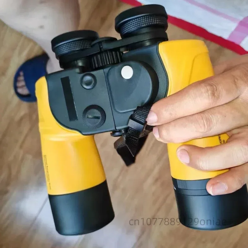Outdoor Telescope Nitrogen Filled Waterproof 10x50 Compass Ranging Binoculars High-definition High Magnification Viewing Hunting