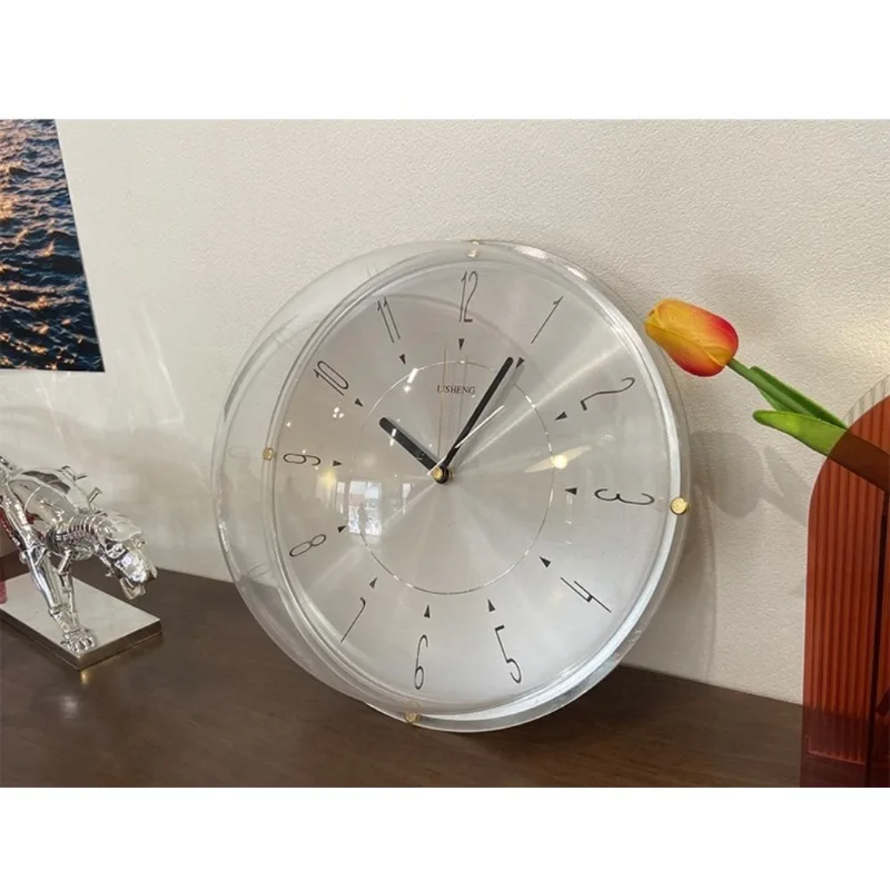 Spring Breeze Bubble Clock Cartoon Silent Walking Seconds Wall Clock Home-Clock Bobo Clock Decorative Personalized Wall-Clock