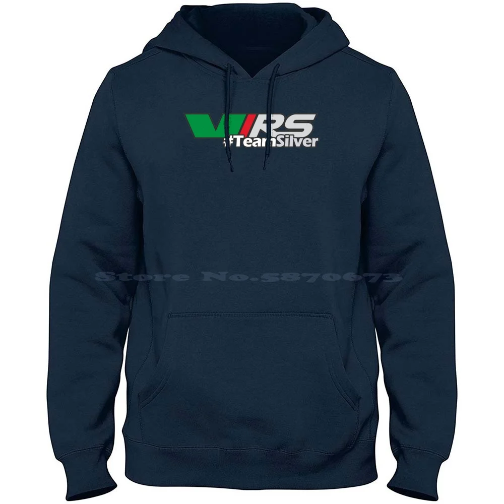 #teamsilver 100% Cotton Hoodie Vrs Skoda Octavia Fabia Rally Sport Turbo Team Silver Owners Club