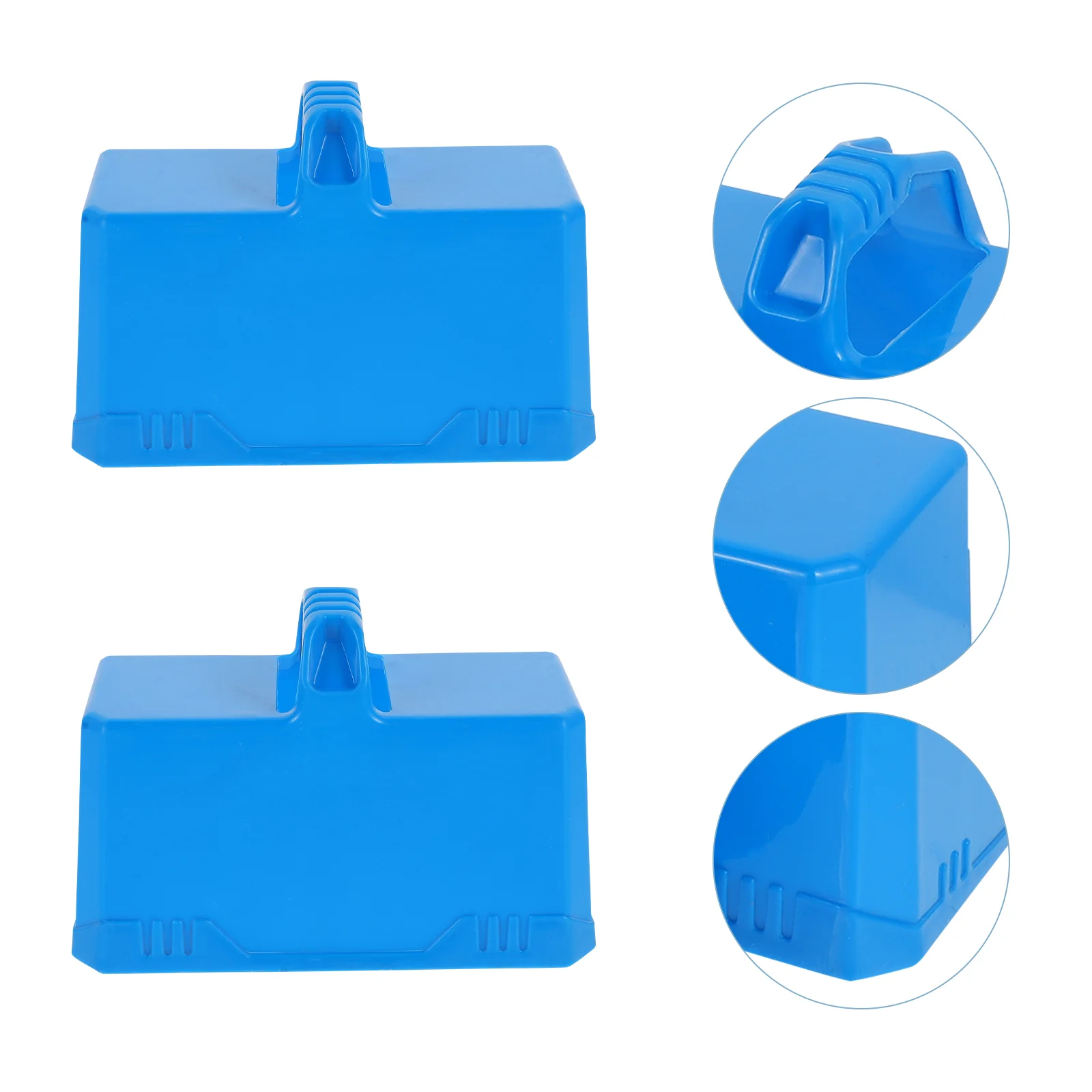 2 Pcs Suite Snow Brick Mold Toddler Snowballs Liner Runner Wire Drawer Plastic Soil Making