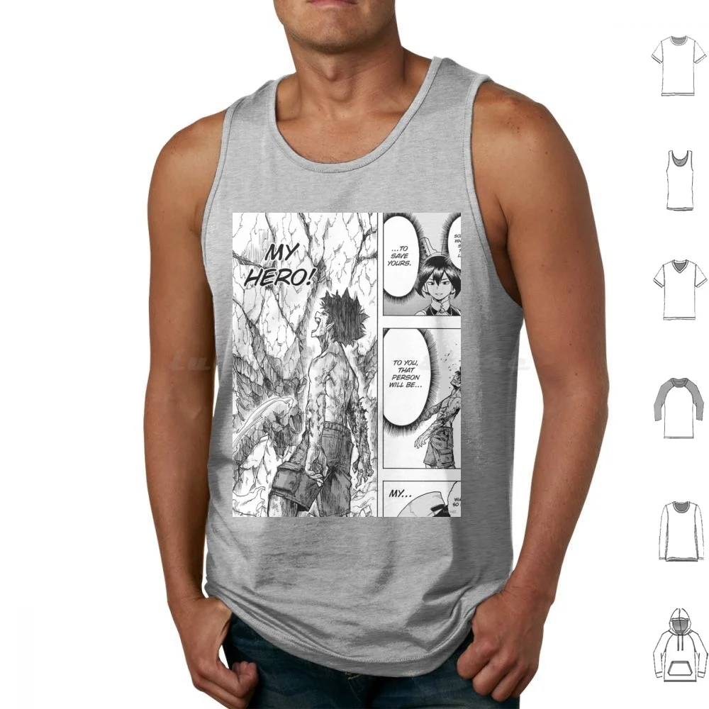 ( Midoriya ) Manga Panel Tank Tops Vest Sleeveless Deku Midoriya Manga Anime Allmight Ururaka Sue Asui Mineta Mha Lmidoriya