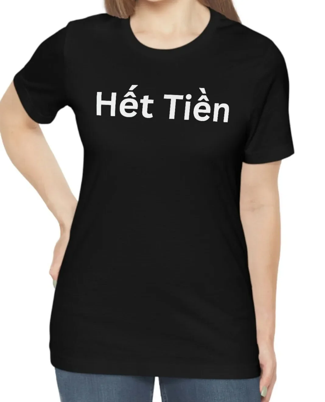 Camiseta divertida con la frase vietnamita Het Tien Out Of Money para él, para fiesta