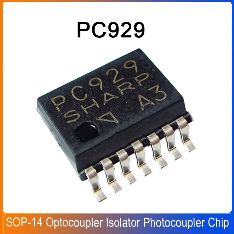 1-5PCS PC929 SOP-14 PC929J00000F Drive The Optical Isolator Logic Output Optocoupler Isolator Photocoupler Chip