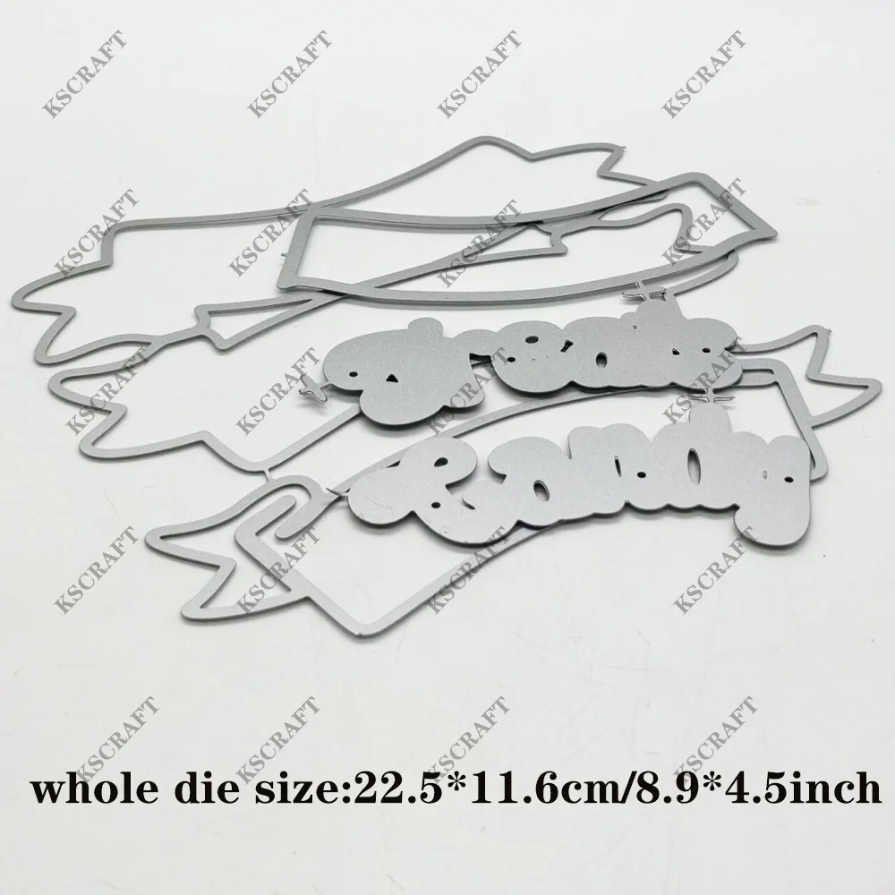 KSCRAFT Treat Banner Bag Topper Stanzformen Schablonen für DIY Scrapbooking, dekorative Prägung, DIY Papierkarten – Detail 6