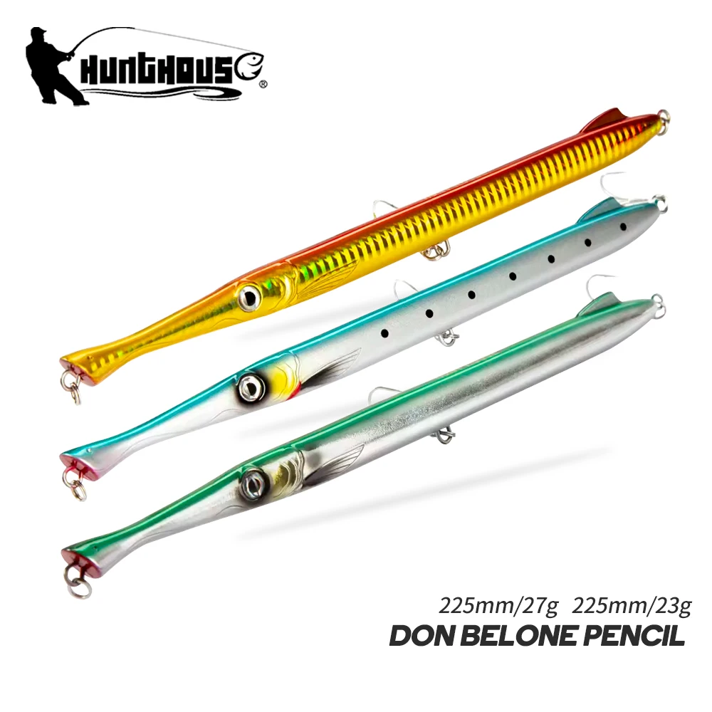 

Hunthouse 6PCS DON BELONE Spinning Fishing Lure Sinking Floating Pencil Hard Baits Stickbait 23g/27g Seabass Tuna Undefined Bait