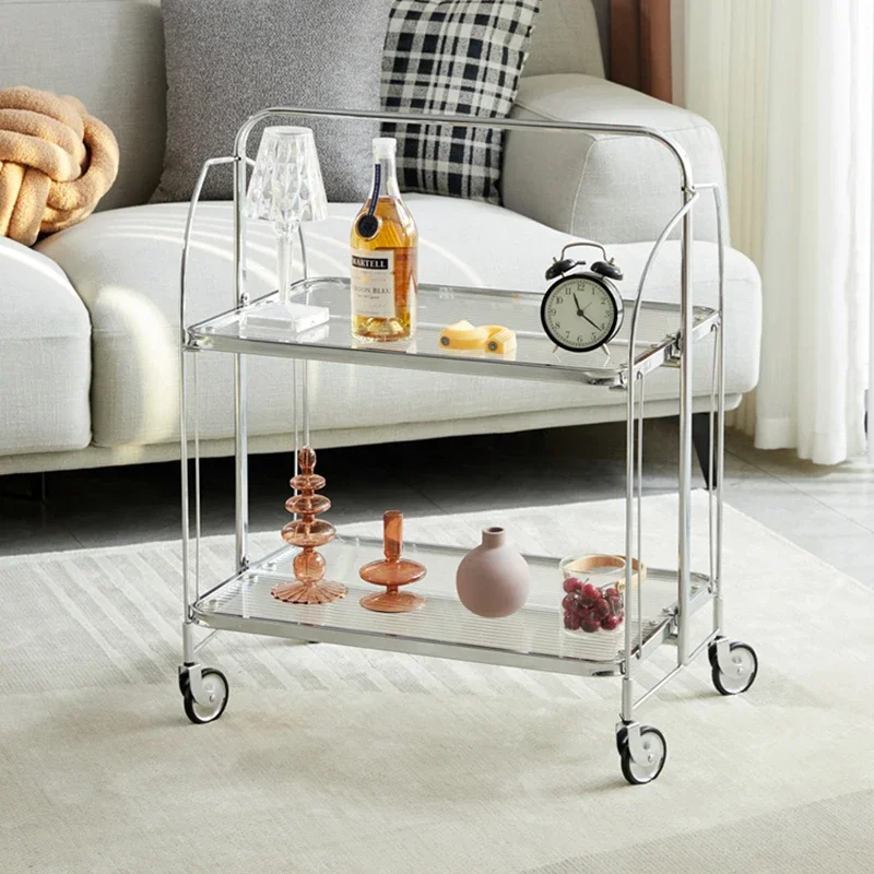 

Trolley Wheel Storage Multi-purpose Cart Wheels Kitchen Organizer Kitchens Accessories Islands Auxiliary Trolley Portable LT