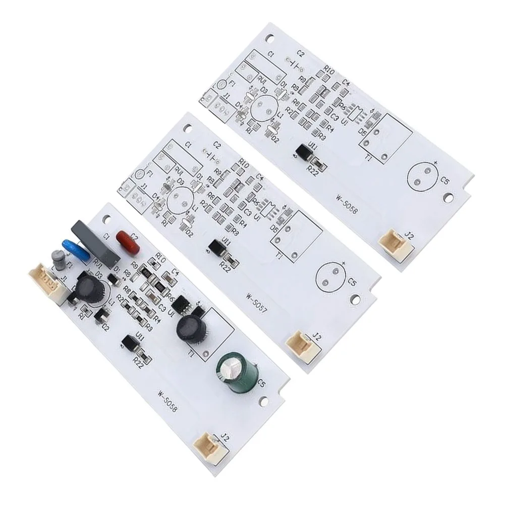 LED Light Control Board Set Including W10515058 And Two W10515057 Parts For Kenmore Appliance Lighting Replacement