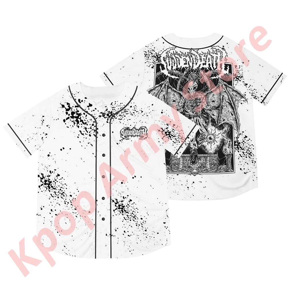 Svdden Death Tour Merch Jersey New Logo Short Sleeve Summer Cosplay Women Men Fashion Casual Baseball T-shirts