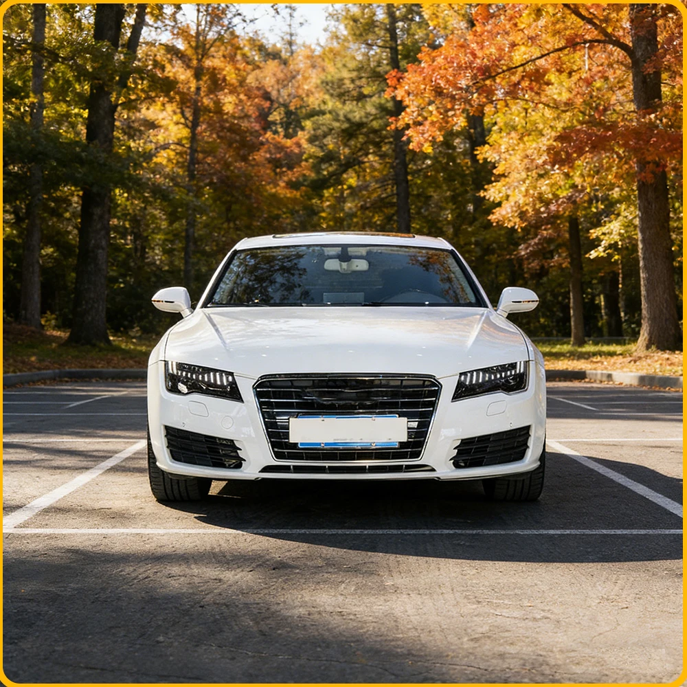 Car Front Lamps For AUDI A7 2011-2014 Upgrade RS7 Style LED Projector Lens Headlights Assembly Plug and Play Streamer Turn Light