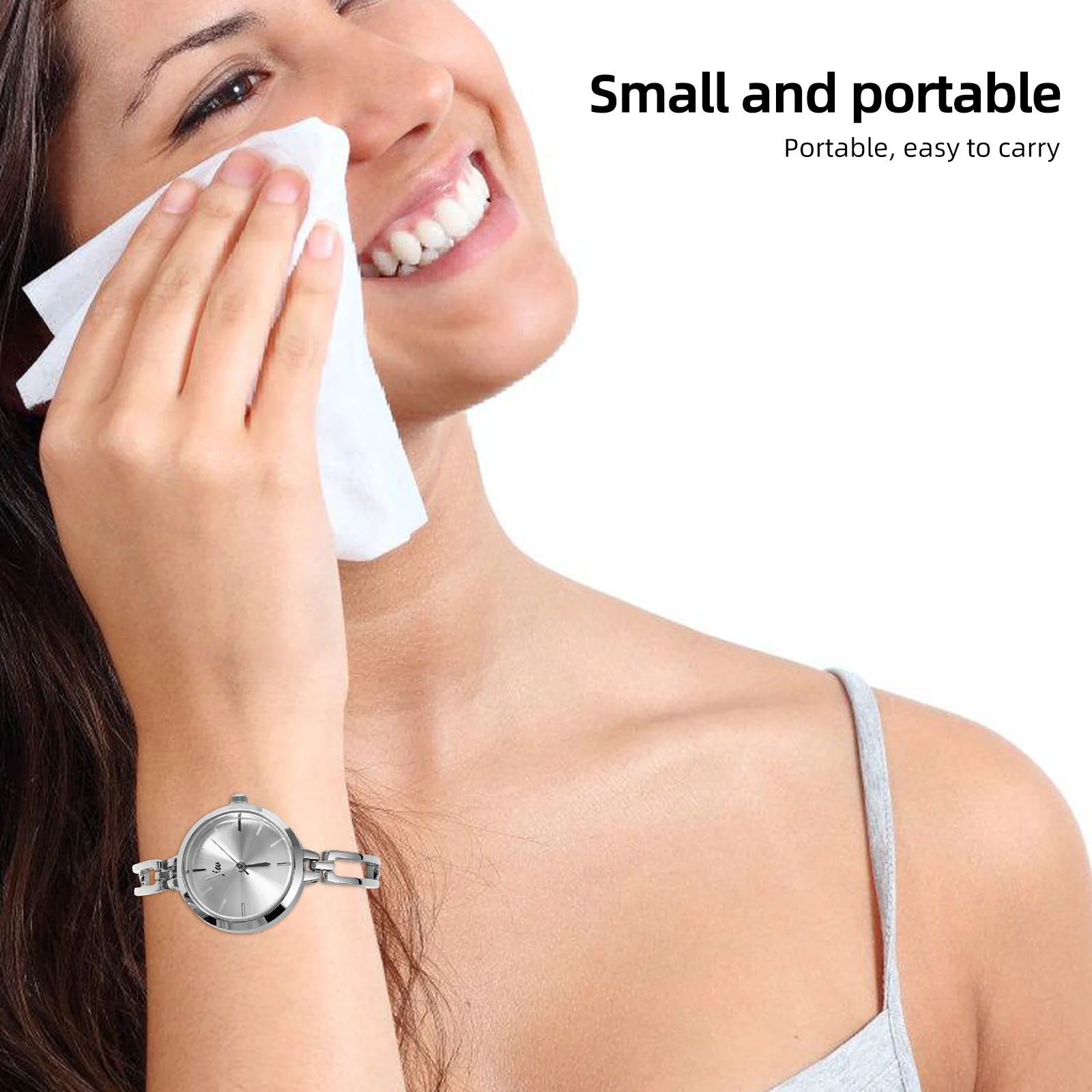 

Женские кварцевые часы с циферблатом из сплава, простой браслет, модные наручные часы со шкалой, элегантный прочный подарок, кварцевые часы