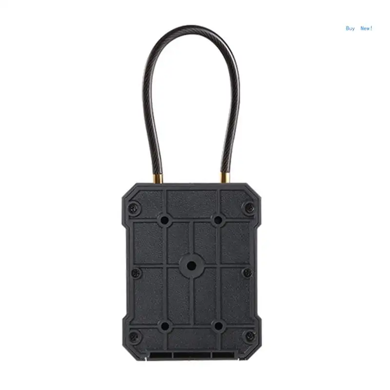 Wall Mounted Door Hanging Key Lock Box with Resettable Code Indoor Outdoor 3 Digit Combination Key Hiders Key Lock Box