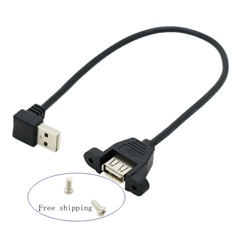 90 degree elbow USB extension cable elbow USB2.0 extension cable computer connected to TV, USB drive, mouse, keyboard, network c