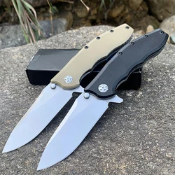 ZT 0562 Pocket Folding Knife 8cr13mov Blade Outdoor Camping EDC Survival Flipper knifes 420 Steel+G10 Handle Tourist Knives Men