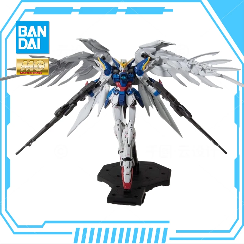 

BANDAI Anime MG 1/100 XXXG-00W0 Wing Zero EW Ver.Ka New Mobile Report Gundam Assembly Plastic Model Kit Action Toy Figures Gift