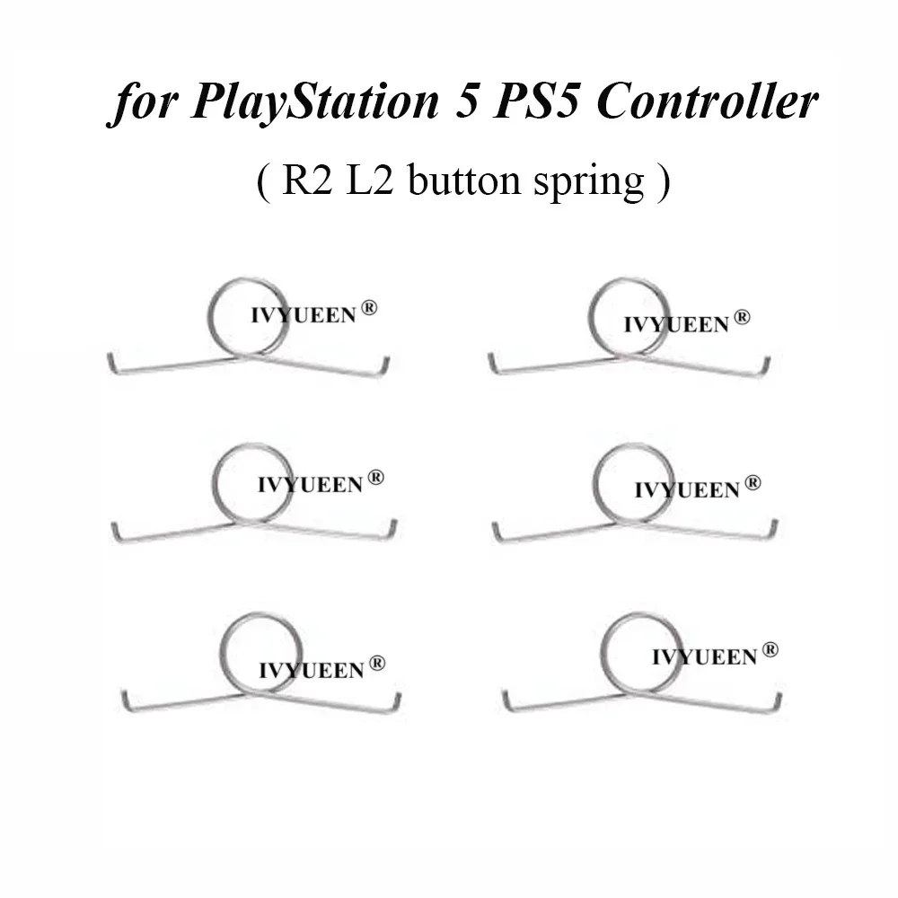 IVYUEEN 100 pcs R2 L2 Trigger Buttons Springs for Dualshock 4 5 PS5 PS4 DS4 Pro Slim Controller Spring JDM 001 010 011 030 040