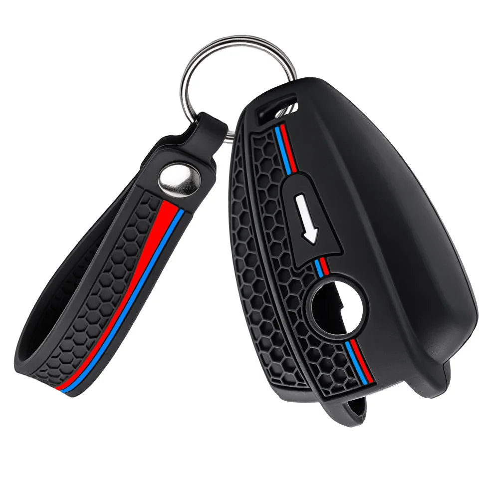 Silicone Motorcycle Key Cover Case Fob For BMW R 18 Classic 100 Years R18B R18 B R18 R18B R18TC R1 Keychain Accessories