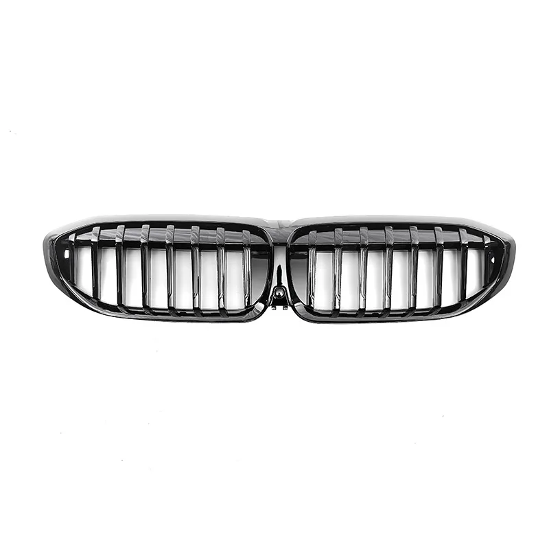 

Glossy Black Radiator Grilles For BMW 3 Series G20 Front Double Kidney Racing Grilles Bumpers Body Kit Hood