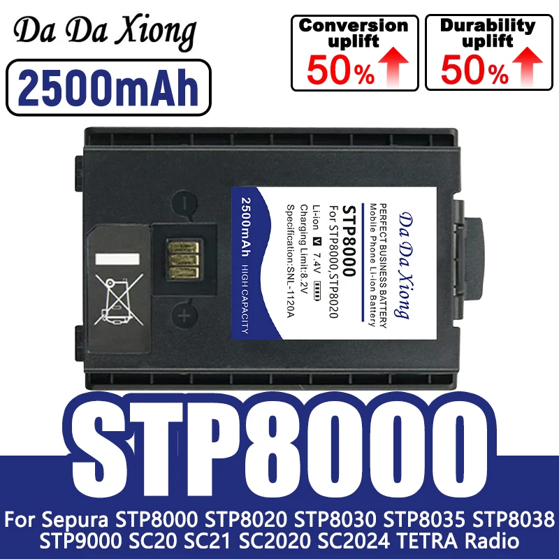 

НОВЫЙ аккумулятор 2500 мАч для радиостанций Sepura STP8000, STP8020, STP8030, STP8035, STP8038, STP9000, SC20, SC21, SC2020, SC2024 TETRA