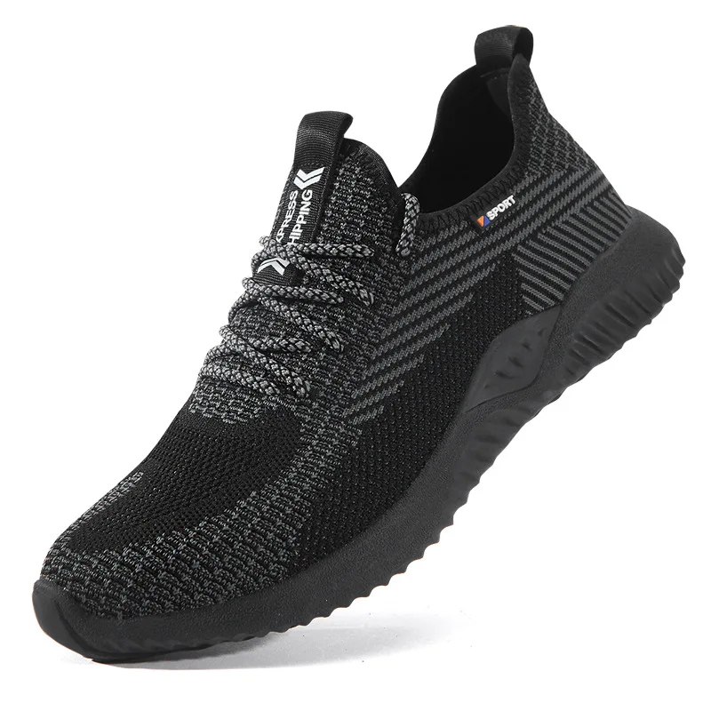Indestructible Shoes Men and Women Steel Toe Cap Work Safety Shoes Puncture-Proof Boots Lightweight Breathable Sneakers