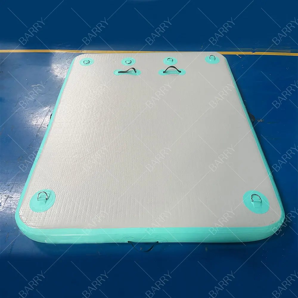 

Drop Stitch Floating Inflatable Swimming Platform Island Dock Water Yacht Air Mat Ponton for Sunbathing and Water Amusements