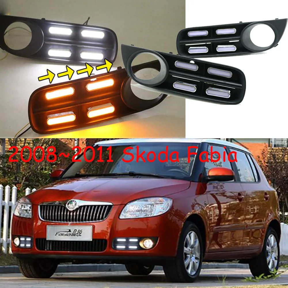 LED,2008~2011 Fabia daytime Light,car accessories,Fabia fog light,helmet,Fabia headlight,octavia,superb,rapid,Fabia taillight