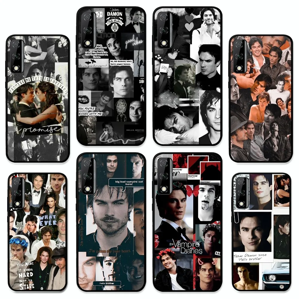 

Damon Salvatore The Vampire Diaries Phone Case For Huawei Y9 6 7 5 Prime Enjoy 7s 7 8 Plus 7a 9e 9plus 8E Lite Psmart Shell