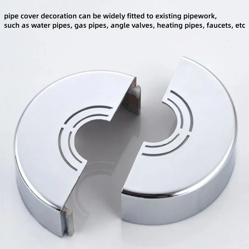 ABS Plating Faucet Decorative Cover Heighten Valve Wall Caps Water Tap Connector Panel Kitchen Bathroom Shower Faucet Fittings