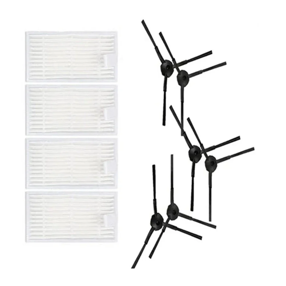 10pcs/set Side Brushes Filter Replacement For Tesla RoboStar T10 T30 T40 Robotic Vacuum Cleaner Spare Parts