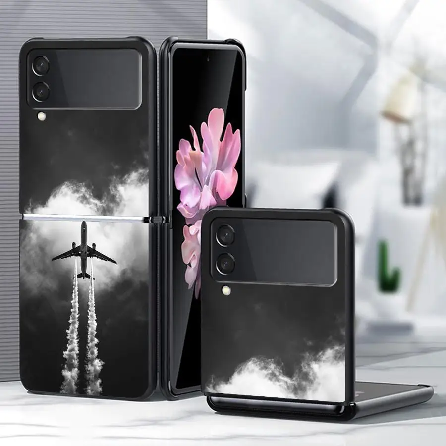 Aircraft Phone Shell Funda Case for Samsung Galaxy Z Flip 8 Flip3 Z Flip 7 6 5 4 3 Flip6 Flip4 Flip7 FE Flip5