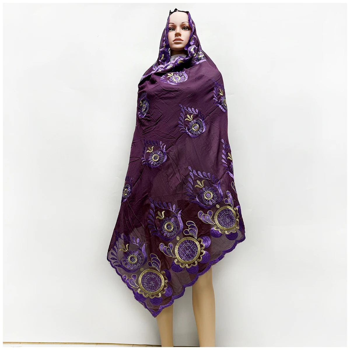 뜨거운 판매 도매 6/12 조각 제한 시간 제공 패션 이슬람 스카프 100% 코튼 스카프 아프리카 여성 Hijab 스카프 두바이 스카프