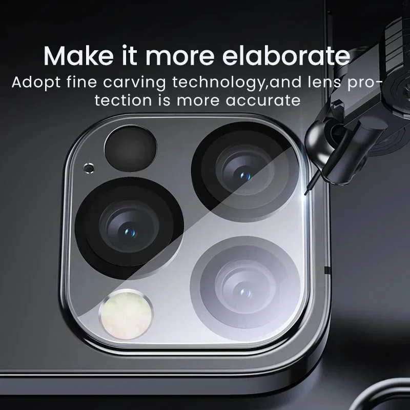 1-3Pcs Tempered Glass Lens Camera Protector For iPhone 15 14 13 Pro Max 15Plus HD Protective Lens Film For iPhone15 ProMax 15PM