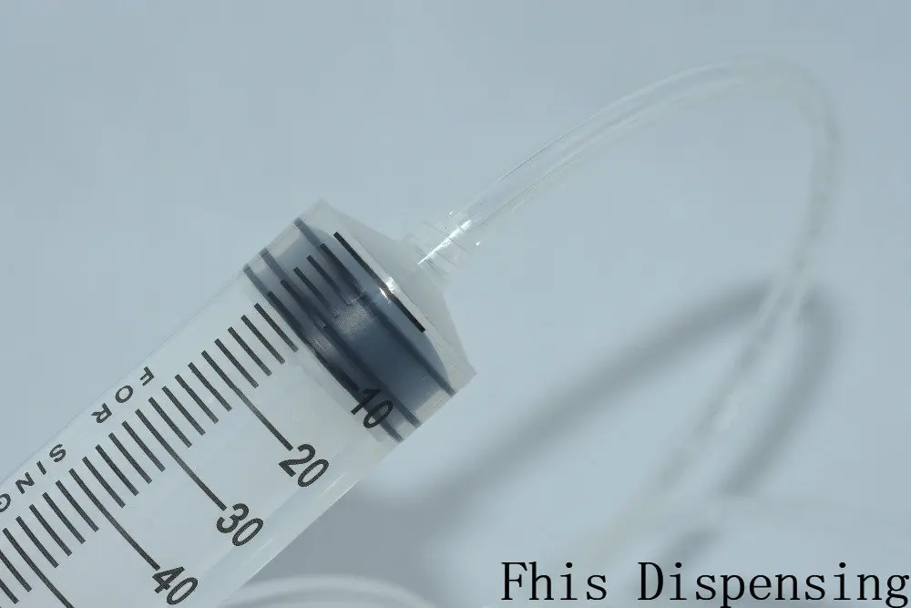 Siringa grande in plastica da 100ml + 120cm (47 pollici) pratico tubo in plastica