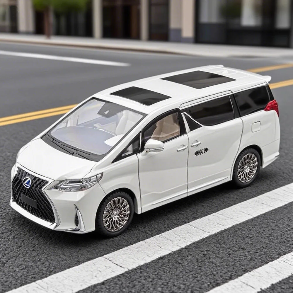 

1:18 LM300 Land Cruiser LC300 Diecast Alloy Miniature Model Toy Car Four Shock Absorption Sound Light Pull Back Boys Adult Gifts