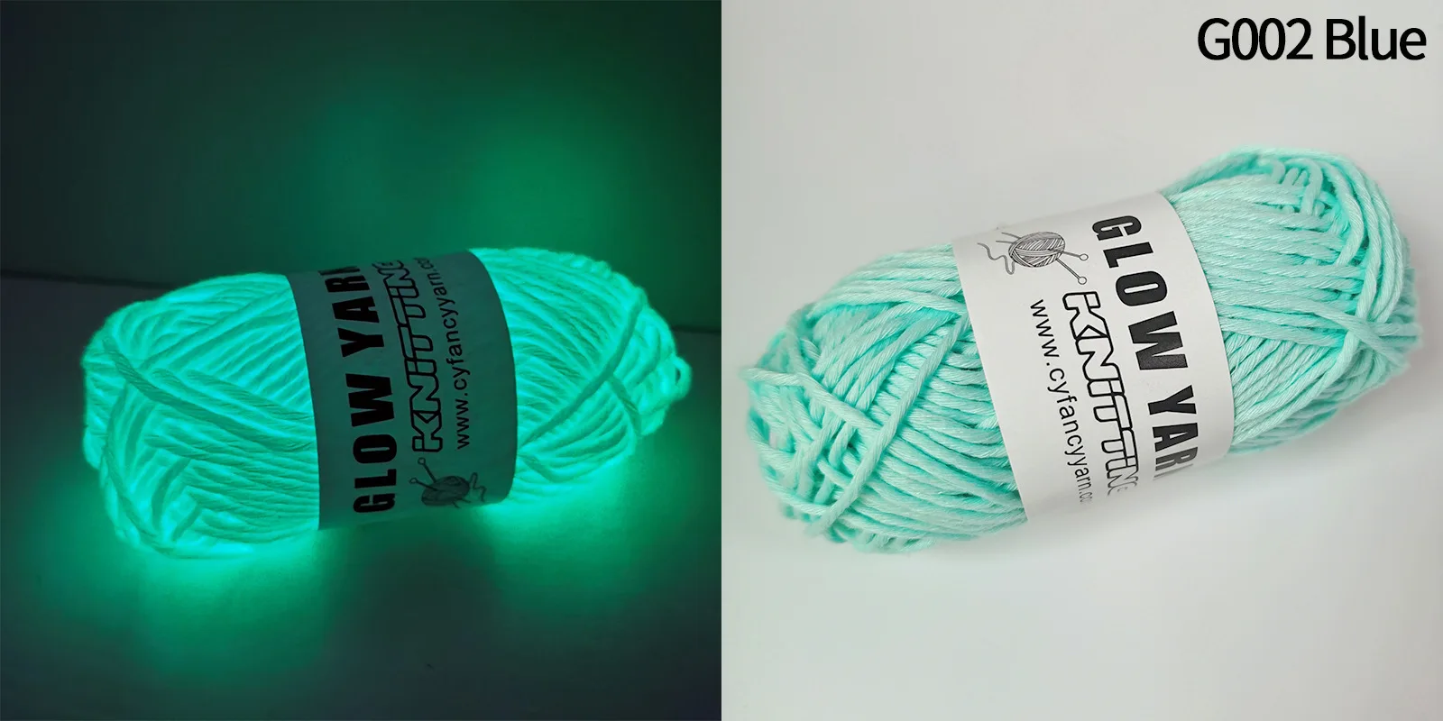 1pc 50g Functional Glow in the Dark Yarn Polyester Luminous Yarn Glowing 2mm for Hand Knitting Yarn Carpet