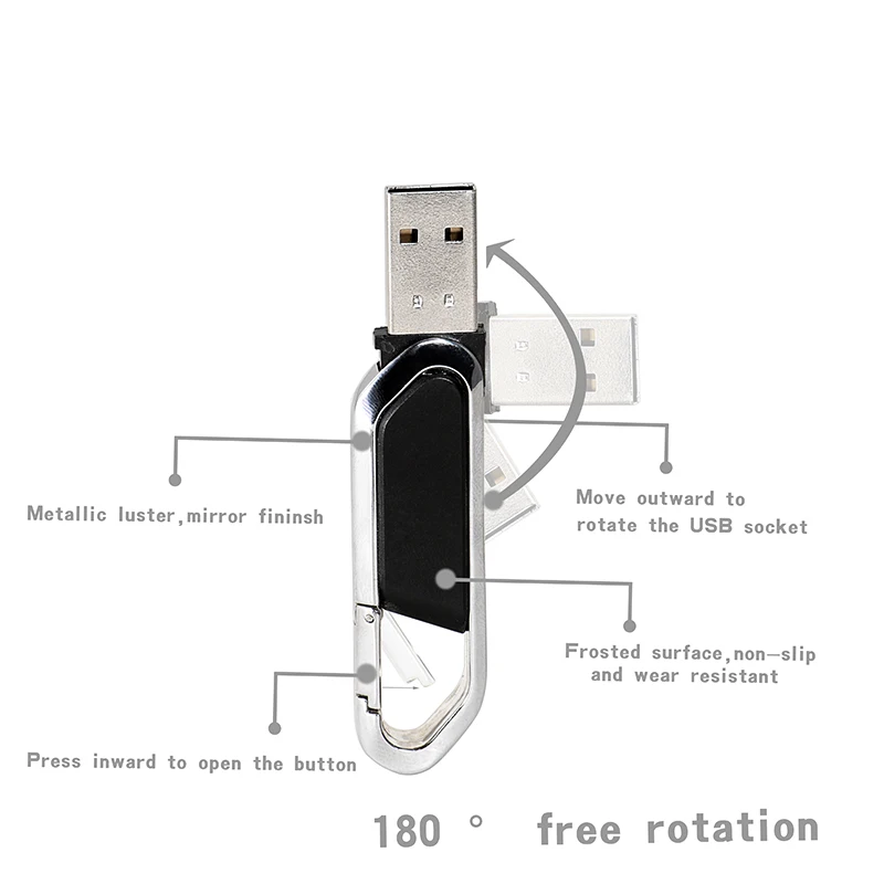 Лидер продаж, металлическая USB-флеш-накопитель, 64 ГБ, черная водонепроницаемая ручка, 128 ГБ, персонализированная портативная флэш-накопитель