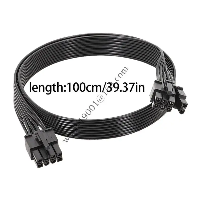 8pin إلى 6+2 PIN PCIE GPU Cable 100 سم ل PSUs مع سلك النحاس المعلب .H05A