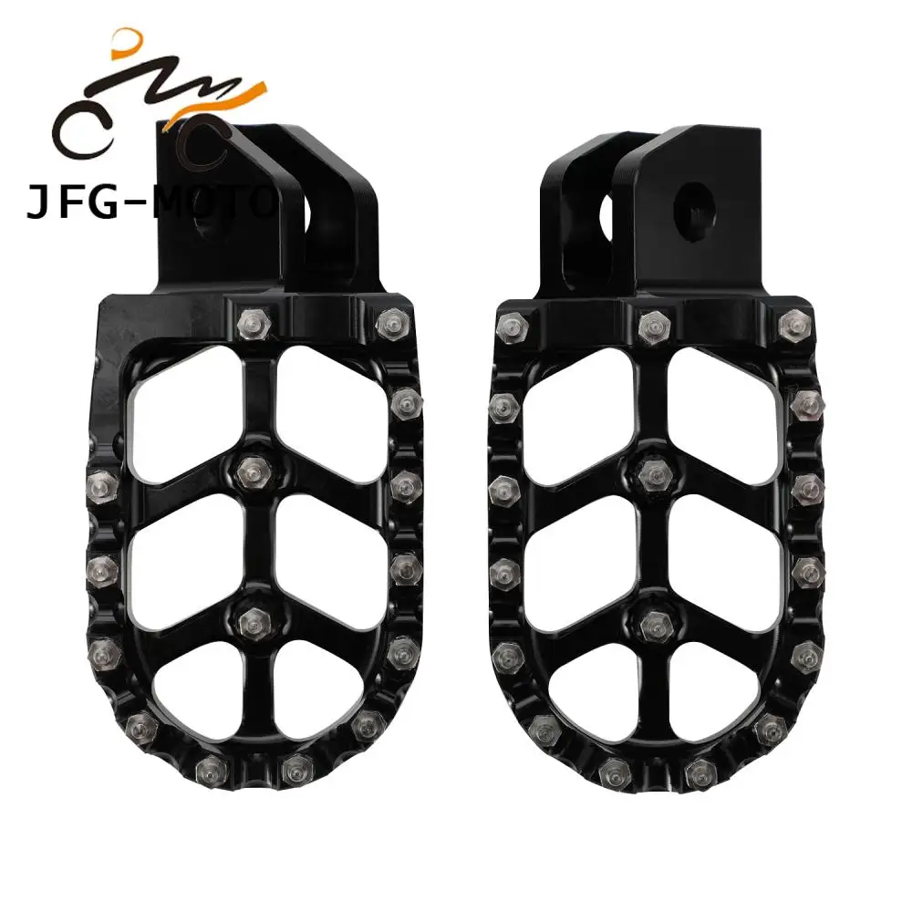 Motorcycle Accessories Footpegs Aluminum Footpedals Rest For Honda TTR125L 05-08 TTR125LE 05-24 TTR125E 05-09 TTR230 05-09 11-24