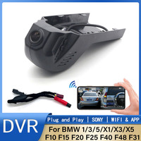 New! Plug and play Car DVR Wifi Video Recorder Dash Cam Camera 170° For BMW 1/3/5/X1/X3/X5 F10 F15 F20 F25 F40 F48 F31 FHD 1080P